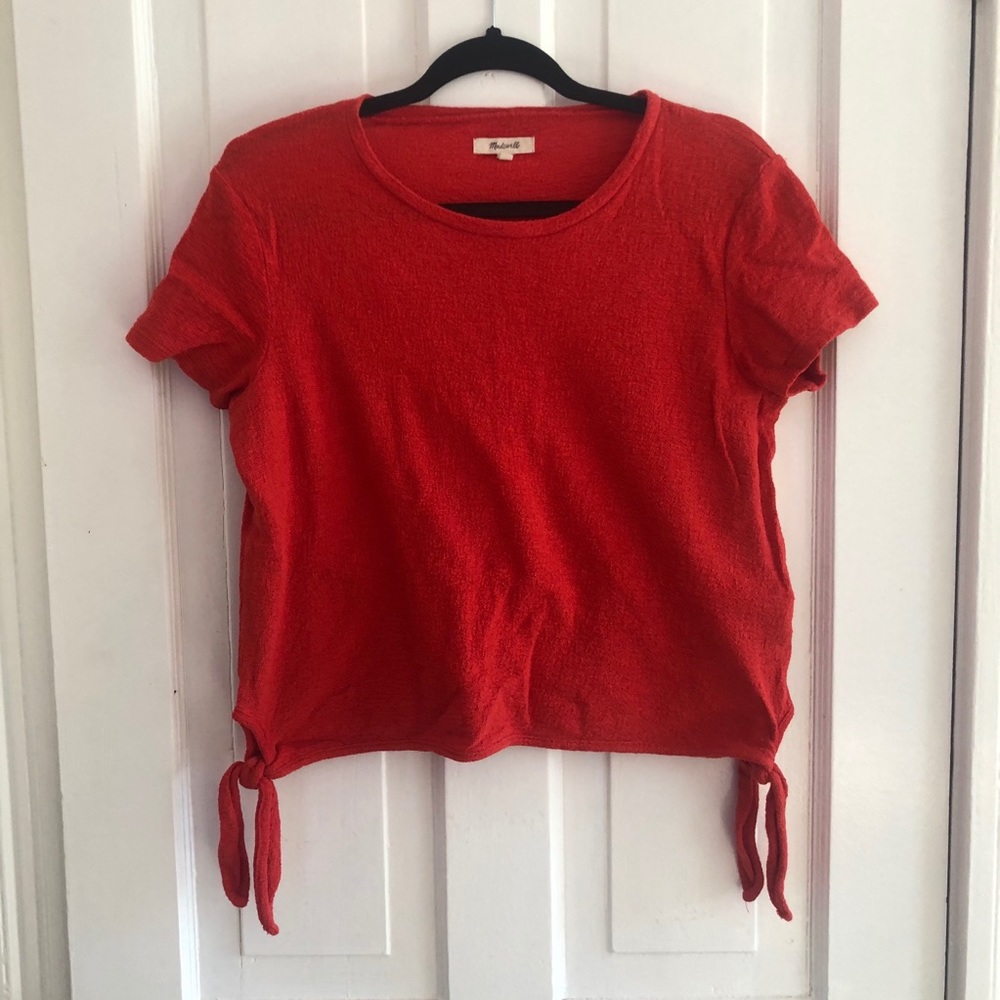 Madewell Texture & Thread Modern Side-Tie Top